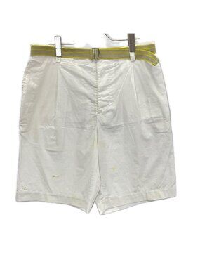 Hermes White Belted Shorts 42